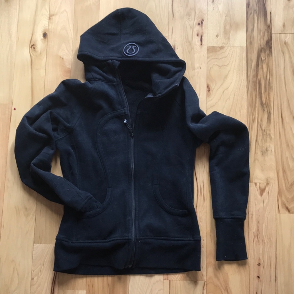 Lululemon black hoodie. Lightly used